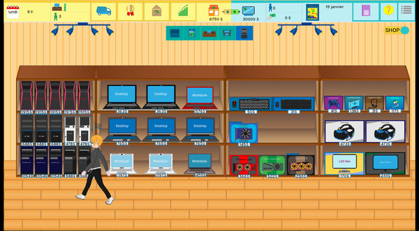 Shop Manager : Video Game Tycoon game for Linux 1