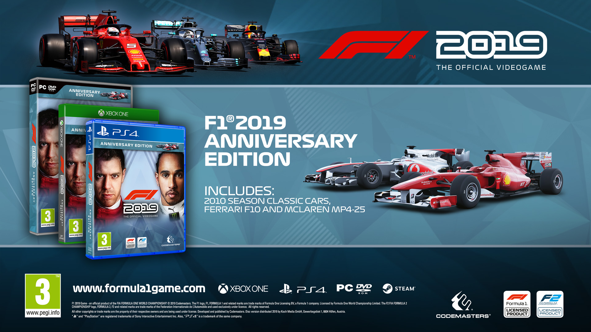 f1 2019 anniversary edition steam