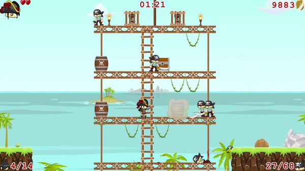 Pirate Island Rescue game for Linux 1