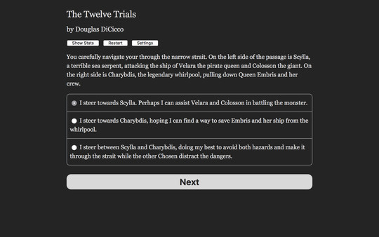 The Twelve Trials game for Linux 1