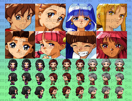 Скриншот из RPG Maker MV - Eberouge Character Pack 1