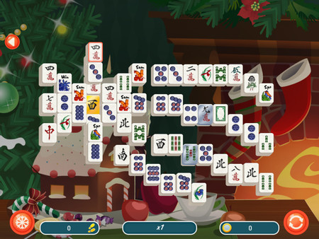 Скриншот из Christmas Mahjong 2