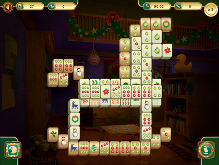 Скриншот из Christmas Mahjong