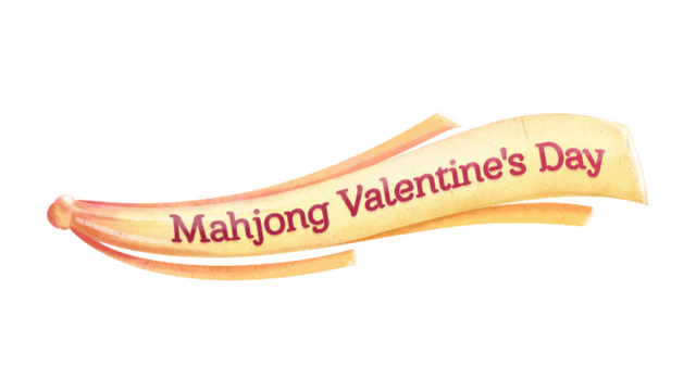 Mahjong Valentine's Day Logo