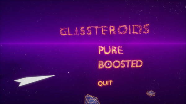 Скриншот из Glassteroids