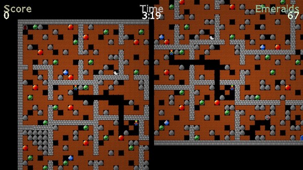 Diamond Caves game for Linux 1