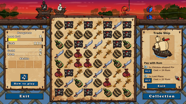Скриншот из Puzzle Plunder
