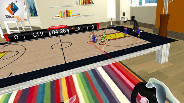 Скриншот из Tabletop Basketball VR