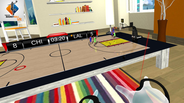 Скриншот из Tabletop Basketball VR