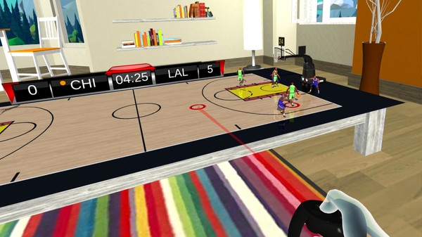 Скриншот из Tabletop Basketball VR