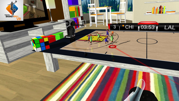 Скриншот из Tabletop Basketball VR