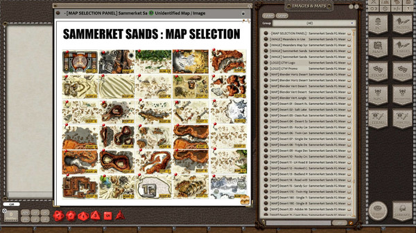 Скриншот из Fantasy Grounds - Meanders Map Pack: Sammerket Sands (Map Pack)