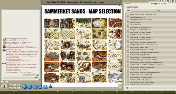 Скриншот из Fantasy Grounds - Meanders Map Pack: Sammerket Sands (Map Pack)