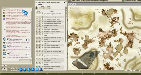 Скриншот из Fantasy Grounds - Meanders Map Pack: Sammerket Sands (Map Pack)