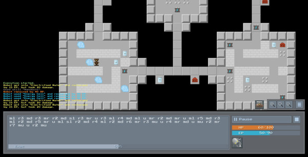 Sequence - Robot programming simulator screenshot