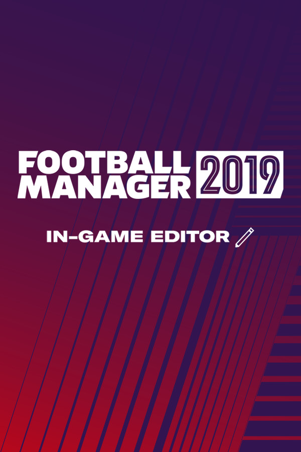 Steam portrait for Football Manager 2019 In-Game Editor.