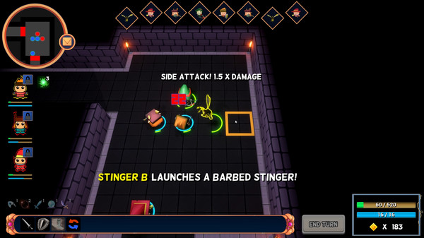 Скриншот из Tactics Rogue