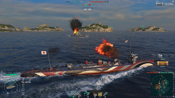 Скриншот из World of Warships — Tachibana Lima Steam Pack