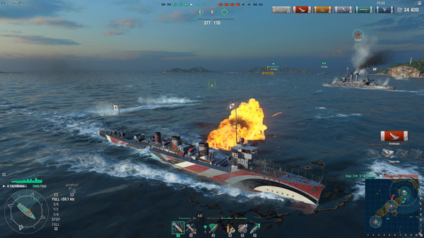 Скриншот из World of Warships — Tachibana Lima Steam Pack