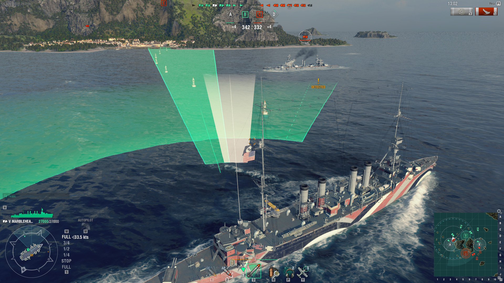 world of warships marblehead review