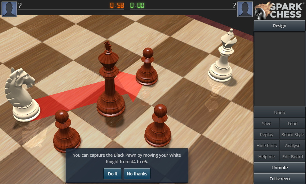 free online sparkchess games