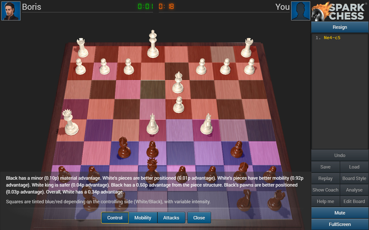 SparkChess - Fancy a game of chess with me?