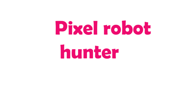 Pixel Robot Hunter Logo
