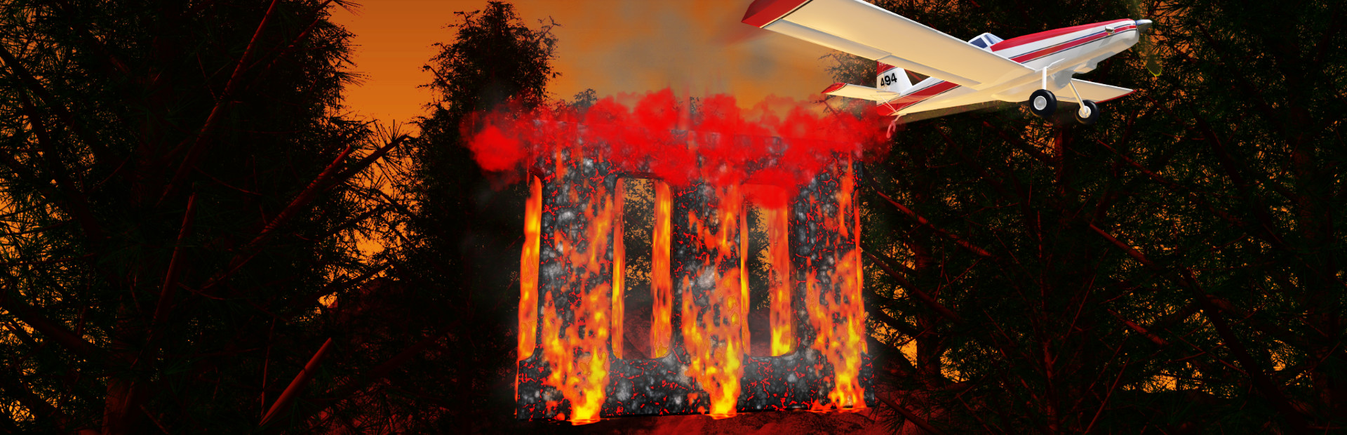 Air Attack 3.0, Aerial Firefighting Game
