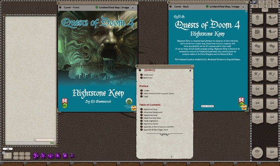 Скриншот из Fantasy Grounds - Quests of Doom 4: Nightstone Keep (5E)