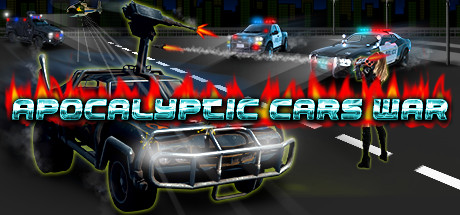 Apocalyptic cars war cover art