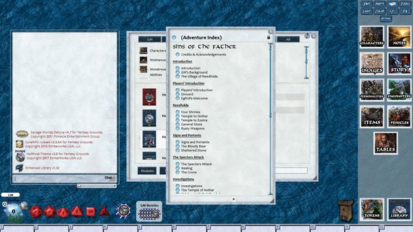 Скриншот из Fantasy Grounds - Hellfrost: Sins of the Father (Savage Worlds)