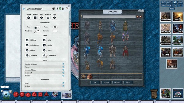 Скриншот из Fantasy Grounds - Hellfrost: Sins of the Father (Savage Worlds)