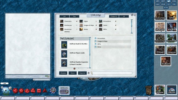 Скриншот из Fantasy Grounds - Hellfrost: Death in the Mire (Savage Worlds)