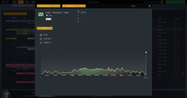 Скриншот из Pro Cycling Manager 2019