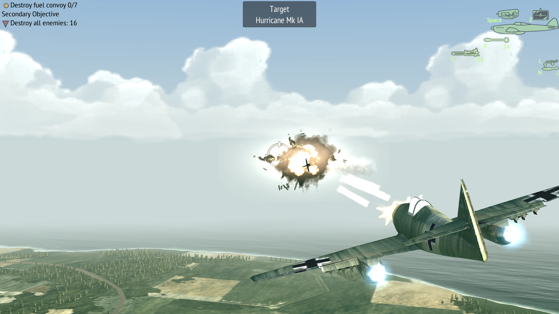 warplanes ww2 dogfight game