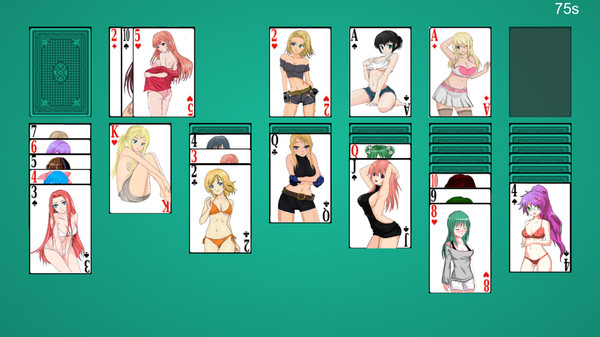 Скриншот из Anime Babes: Solitaire