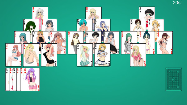 Скриншот из Anime Babes: Solitaire