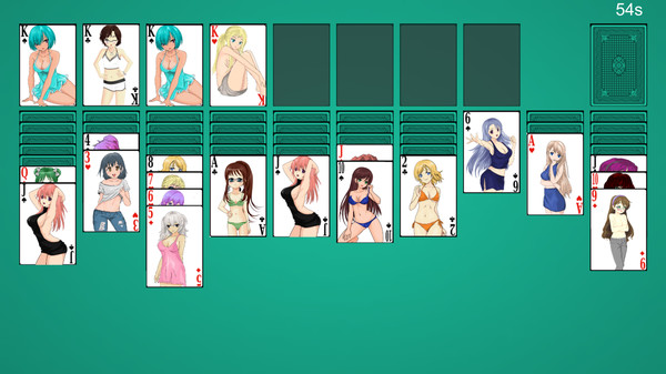 Скриншот из Anime Babes: Solitaire