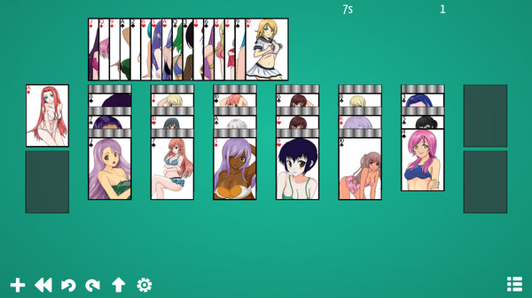 Anime Babes: Solitaire game for Linux 1