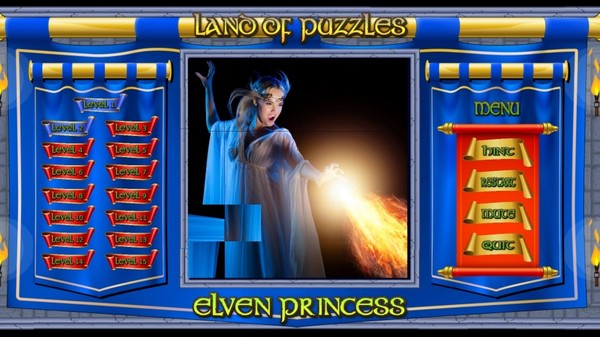 Land of Puzzles: Elven Princess game for windows Pc 1