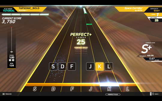 TAPSONIC BOLD game for Linux 1