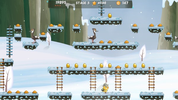 Скриншот из Chuckie Egg 2017