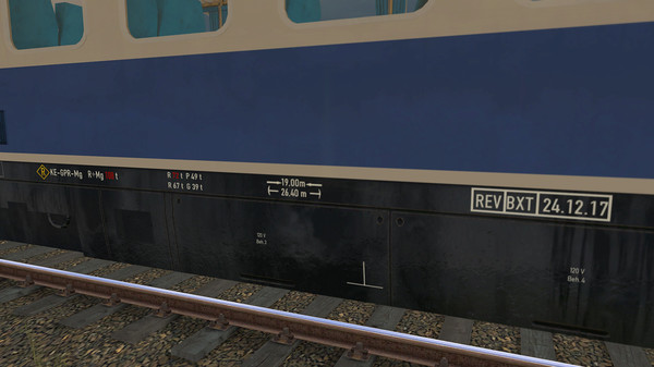 Скриншот из Trainz 2019 DLC - Rheingold 1962