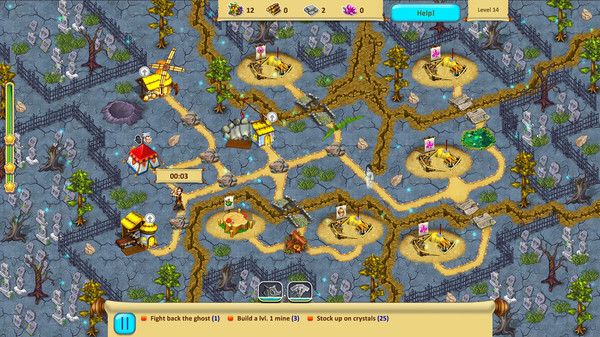 Скриншот из Gnomes Garden: Halloween