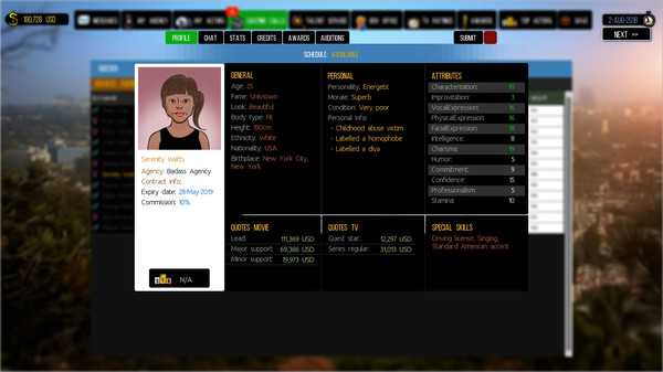 Cattle Call: Hollywood Talent Manager screenshot