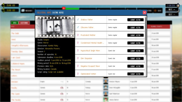 Cattle Call: Hollywood Talent Manager game for Linux 1