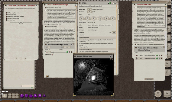 Скриншот из Fantasy Grounds - Quests of Doom 4: Pictures at an Exhibition (5E)