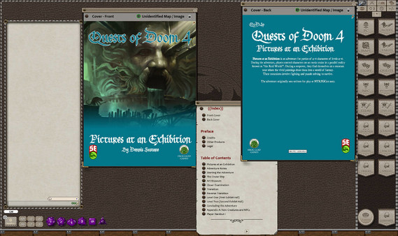 Скриншот из Fantasy Grounds - Quests of Doom 4: Pictures at an Exhibition (5E)