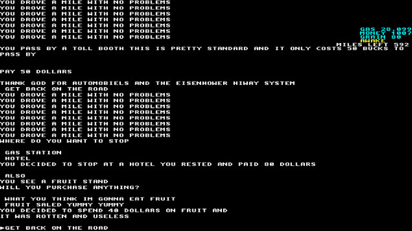Скриншот из automobiles and the eisenhower hiway system the game