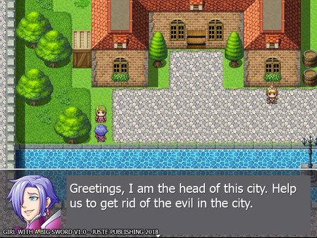 Скриншот из Girl with a big SWORD